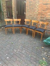 5 Stck Stühle im Biedermeierstil Kirschbaum