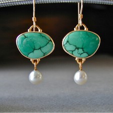 Charme Frauen Weiße Perle