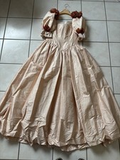 Brautkleid Wildseide apricot