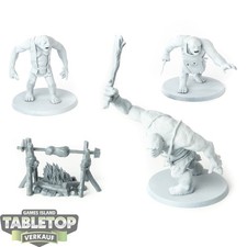 Der Hobbit Figuren - Böse - Tom, Bill, and Bert – The Trolls - grundiert