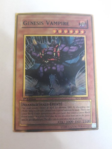 Yugioh genesis vampire - genesis,
