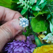 3 Kt Rund Diamant Solitär