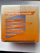  2 STÜCK - WiFi Thermostat Digital LCD WLAN Raumthermostat Fußbodenheizung -weiß