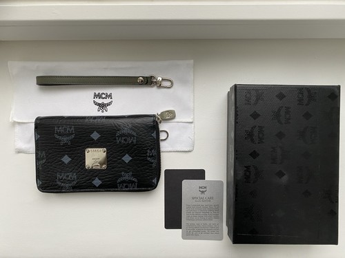 Mcm geldbörse schwarz grau - mcm,