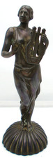 Bronzeskulptur jugendstil art - bronzeskulptur,