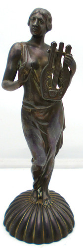 Bronzeskulptur jugendstil art - bronzeskulptur,