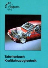 Tabellenbuch Kraftfahrzeugtechnik. Tabellen, Formeln, Üb... | Buch | Zustand gut
