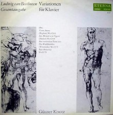Beethoven Variationen Für Klavier Eterna Vinyl LP