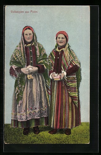 Polen polnische volkstypen - polen,,