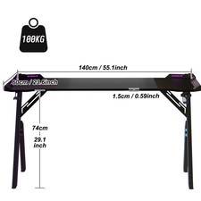 Gaming Tisch mit LED