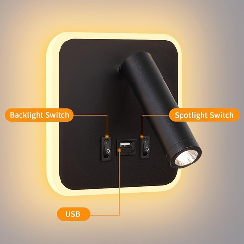 Led leselampe wandmontage - led,