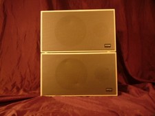 2 WEGA Regalboxen, Lautsprecherboxen, vintage, mit Canton Chassis bestückt, 80W