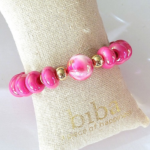 Biba resin metall armband - biba,
