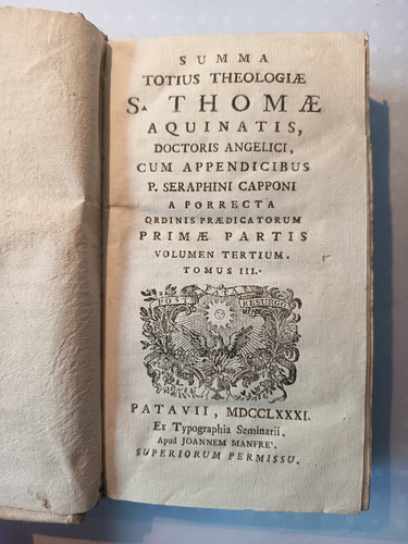Summa totius theologiae - summa, s