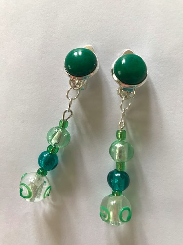 Ohrclips grüner - /,