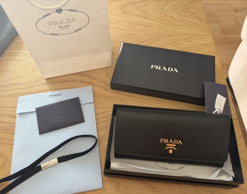 Prada große geldbörse aus - geldbörse,