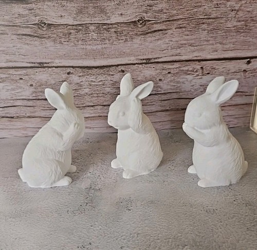 3er set osterhasen figuren - osterhasen,