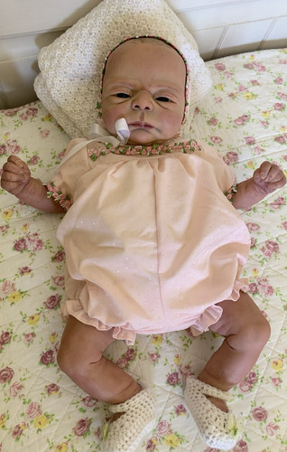 Elisa marx ooak clay baby - -,
