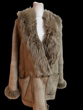 Lammfell Shearling Leder Jacke