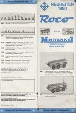 ROCO MINITANKS Katalog 1980