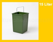 Hailo 15 L Ersatzeimer 1073259 grün Tandem Inneneimer Abfallsammler Mülleimer