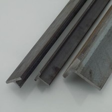 T-Stahl T-Profil T-Eisen T-Träger 20x3 bis 100x11 mm ✂ 500, 1000, 1500 mm Länge