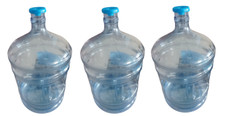 3 x 18,9 L Wassergallone mit Cap Wasserspender Wasserflasche Leerflasche Gallone