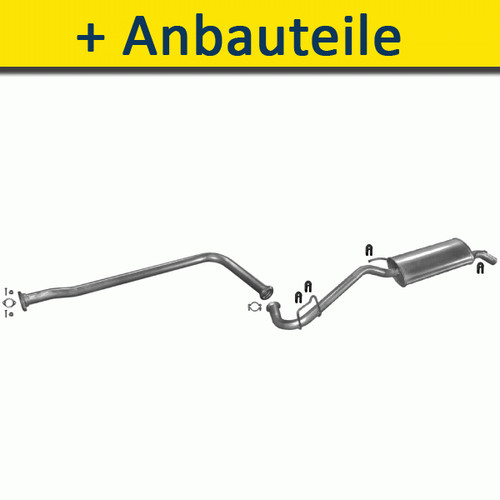 Auspuff auspuffanlage für - auspuff,