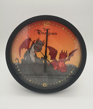 NICI DRAGONS Wanduhr Quarz Kinderzimmer Uhr Fantasy Jugendzimmer Drachen 25 cm