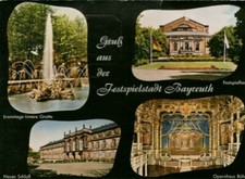 AK400 - Ansichtskarte: Gruß aus der Festspielstadt Bayreuth -