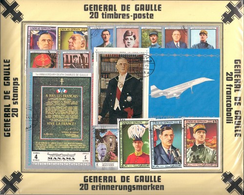 General gaulle briefmarken - gaulle,