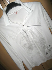 Bagoraz -  Bildhübsche Bluse  GR 42 mehrfarbig Kurzer Arm im Modestyle