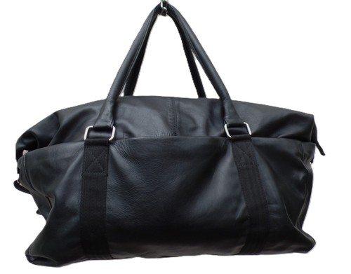 Große echt leder reisetasche - echt,