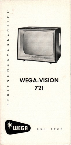 Wega vision 721 - 721, fernseher