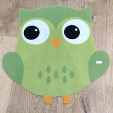 Kinder Teppich Eule in grün von Zala Living
