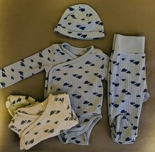 TOPOMINI "" Gr.62/68  Twins   Wickelbody/Hose/Mütze