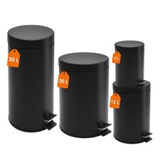 Metall Pedal Abfall Eimer rund