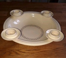 Adventskranz Kerzenschale Allgäuer Keramik Altstädten Adventgesteck Zensi