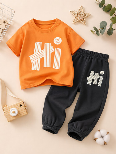 Jungen sommer set - 🧡, sommer-set