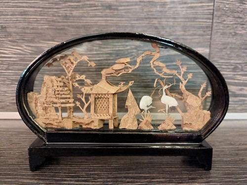 Korkschnitzerei miniatur im - korkschnitzerei,