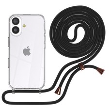 Handykette für Apple iPhone 17 Hülle mit Band Silikon Case transparent Cover TPU