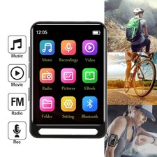 Bluetooth MP3 MP4 Player LCD Display HiFi Bass Musik Spieler FM Radio Audio 16GB