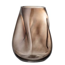 Vase ingolf glas braun - vase,