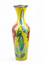 GROßE SILBEROVERLAY VASE - HUTSCHENREUTER - SEHR SELTENE AUSFÜHRUNG - 36,5 CM