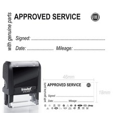 Fiat Stempel Werkstatt Service Wartungsstempel geprüft Scheckheft