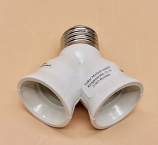 Lampensockel Adapter 2-fach E27 / OVP / Various