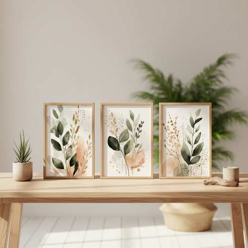 3er set botanische - set,