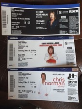 CHRIS NORMAN, 2015/18/22 Theater am Aegi Hannover, 3 ALTE TICKETS, Smokie