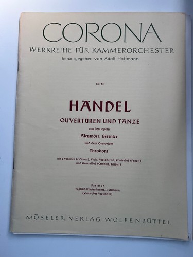 Händel ouvertüren und - händel:,