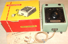 TRIX EXPRESS H0 Modellbahn Leistungstrafo Typ: 5599 Metallgehäuse OVP Bj. 1962